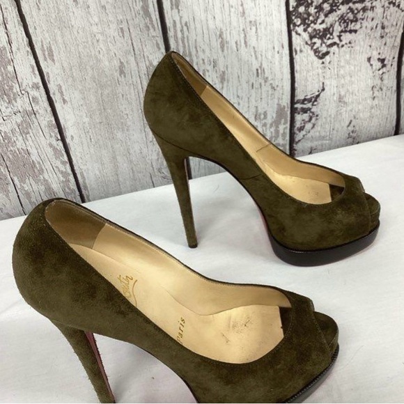 Authenticated Women's Christian Louboutin Palais Royal
Suede Bronze size 35 - Picture 2 of 15